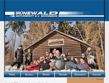Tablet Screenshot of gruenewald-motorsport.de